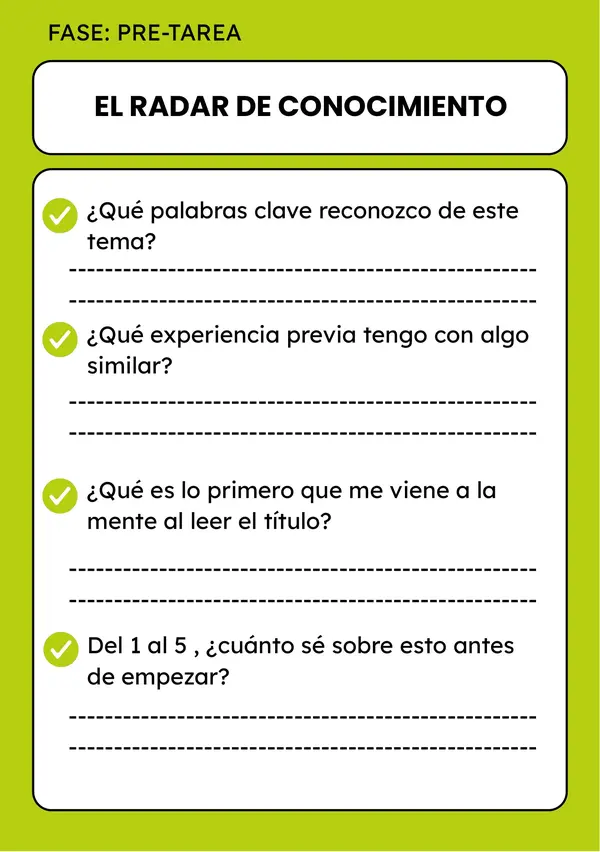 Estrategias de Metacognición
