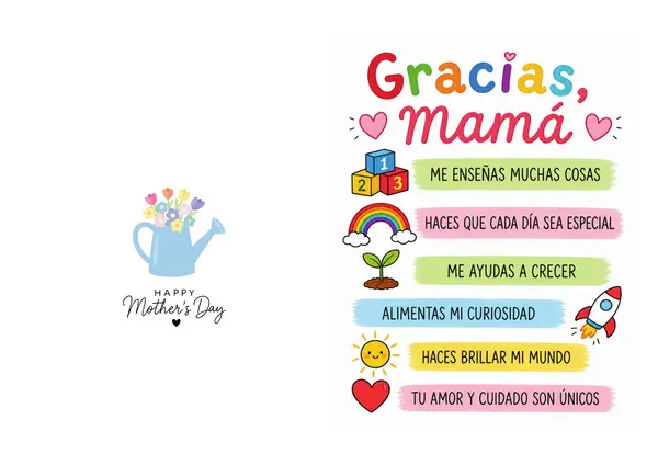 Tarjeta imprimible para el Día de la Madre