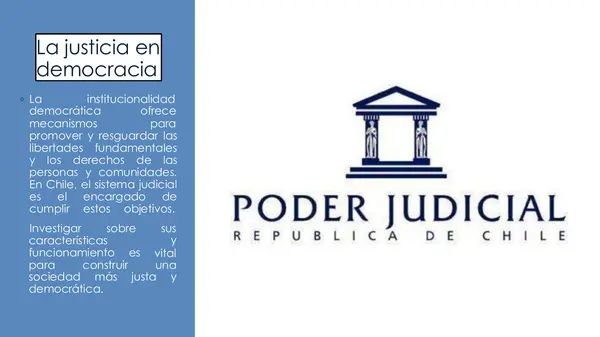Unidad: Justicia y DDHH - Educación Ciudadana 