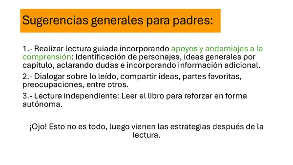 Papelucho - Estrategias durante la lectura