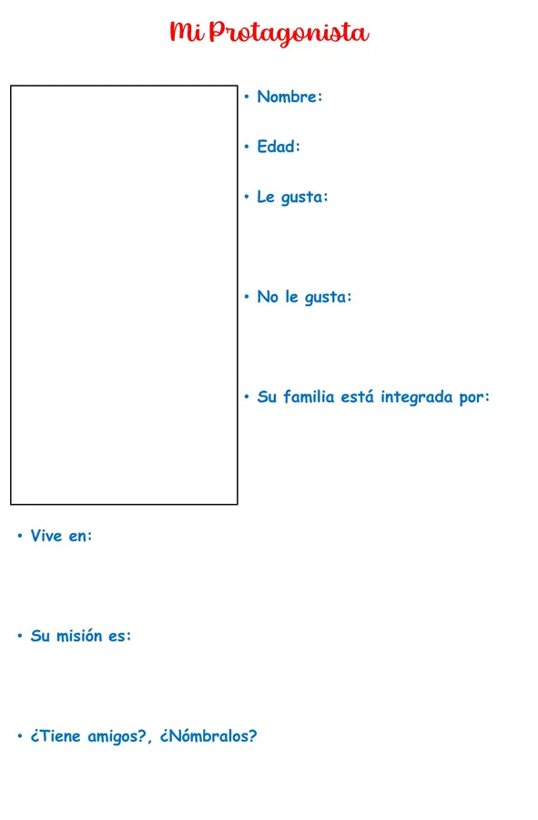 Creo mi cuento, guía de trabajo