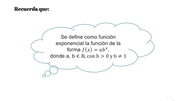 Función exponencial, desplazamientos