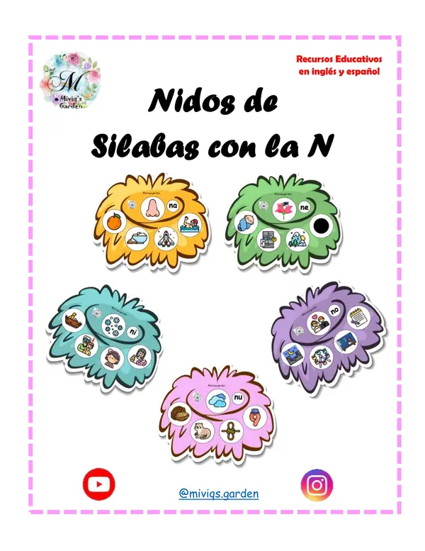 Nidos de Silabas con la letra N