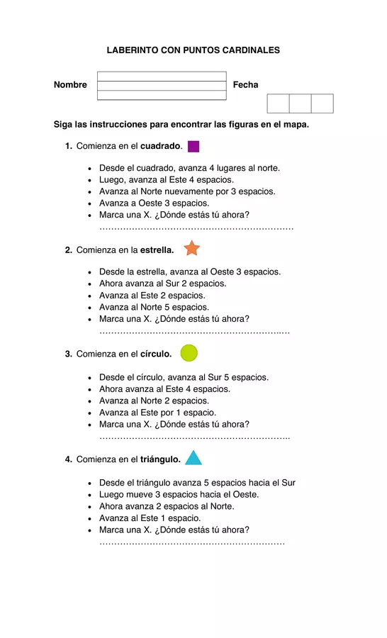 GUIA Los_puntos_cardinales , SEGUNDO BASICO, HISTORIA