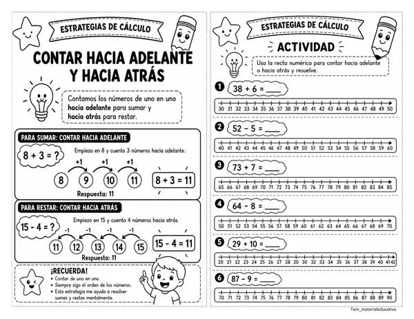 Estrategias de cálculo mental 2º Basico