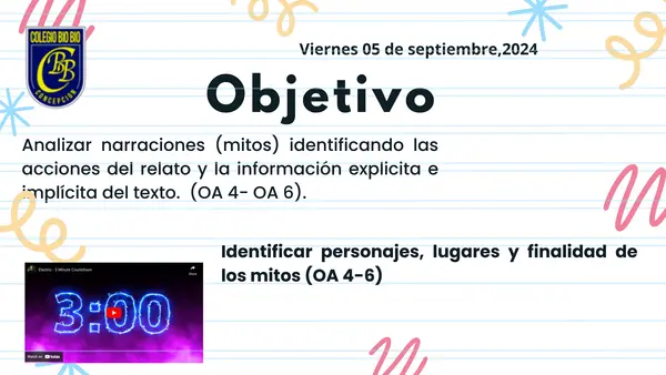 Unidad n°3 Sexto básico Lenguaje y Comunicación