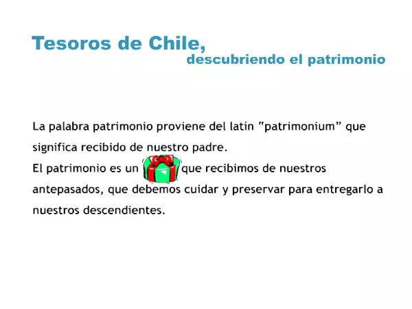 Patrimonio Natural y Cultural de Chile