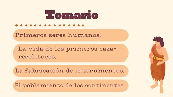 Principales aspectos de la evolución humana 