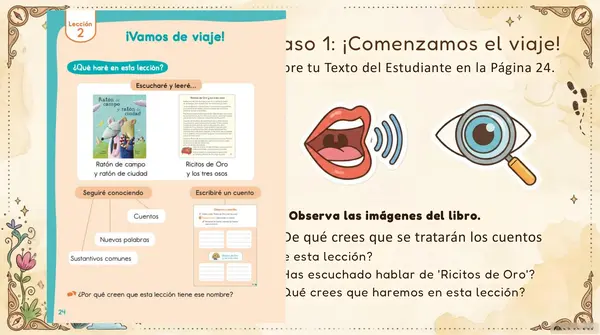 Lección 2 ¡Vamos de viaje! 2° Básico - Leo primero