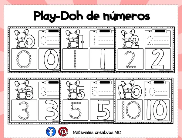Play-Doh de números