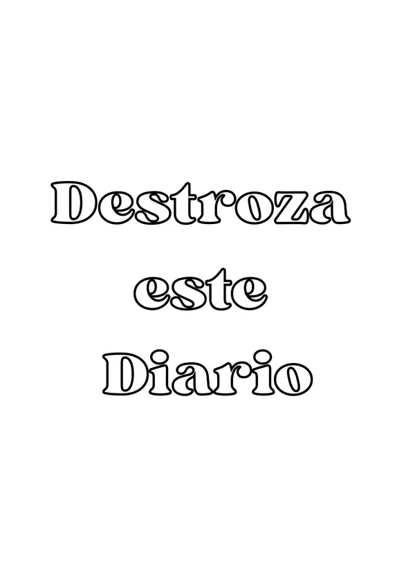 "Destroza este diario" un entretenido material para que tus estudiantes exploten de creatividad. 