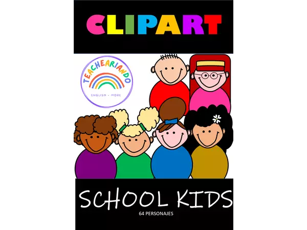Clip art School Kids 