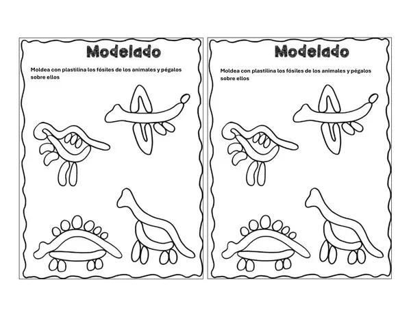 MOLDEADO DE FOSILES