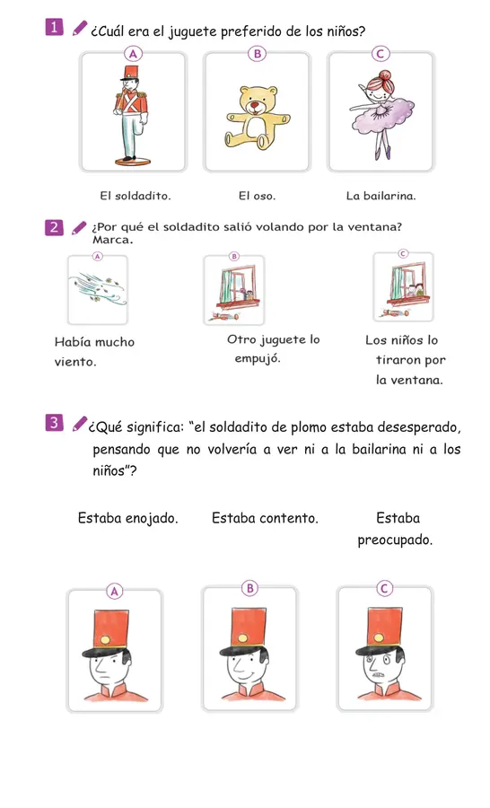 Evaluación oral control 1ero básico