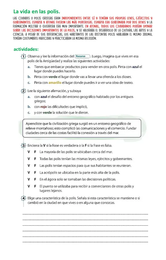 GUÍA N°3: La sociedad Griega. 