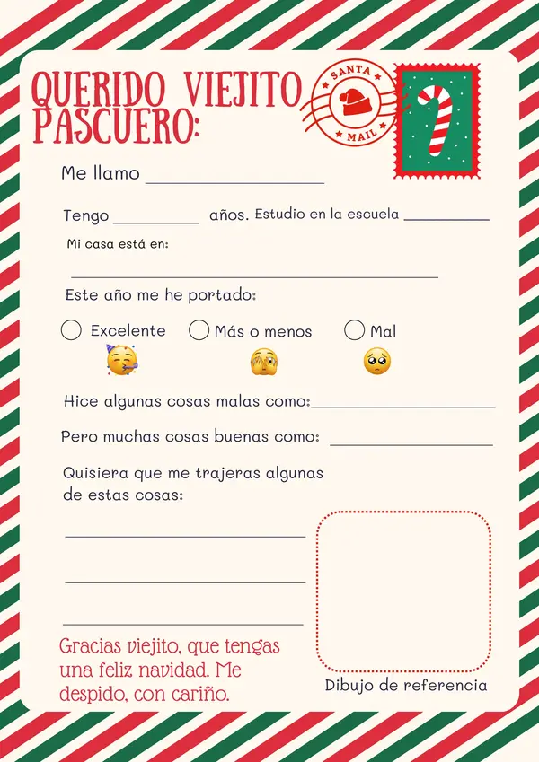 Carta al viejito pascuero