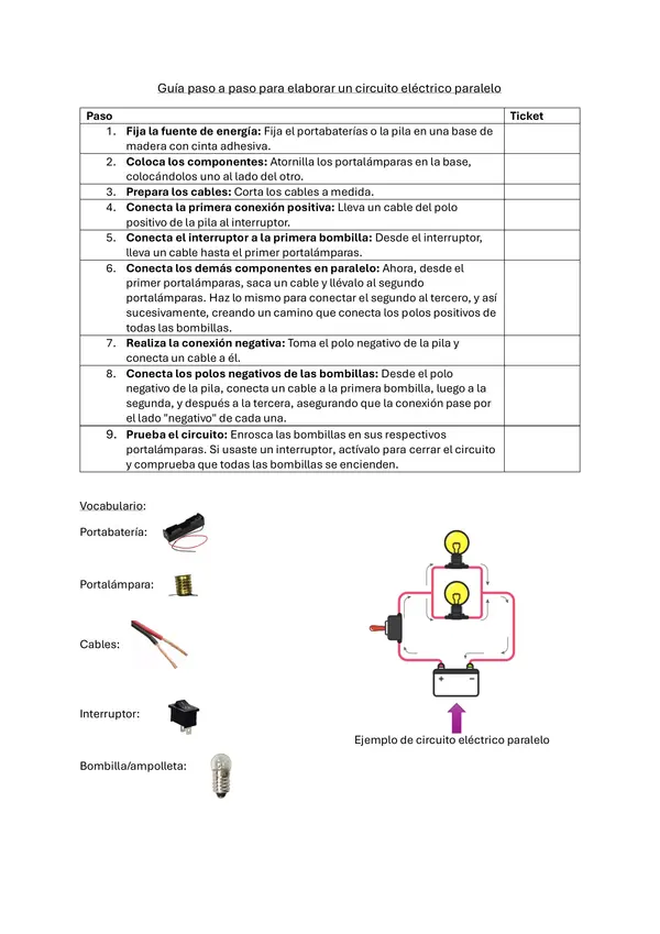 Circuito eléctrico paralelo