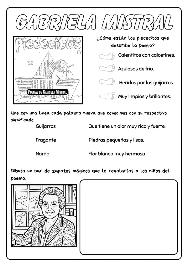 Piececitos- Gabriela Mistral 
