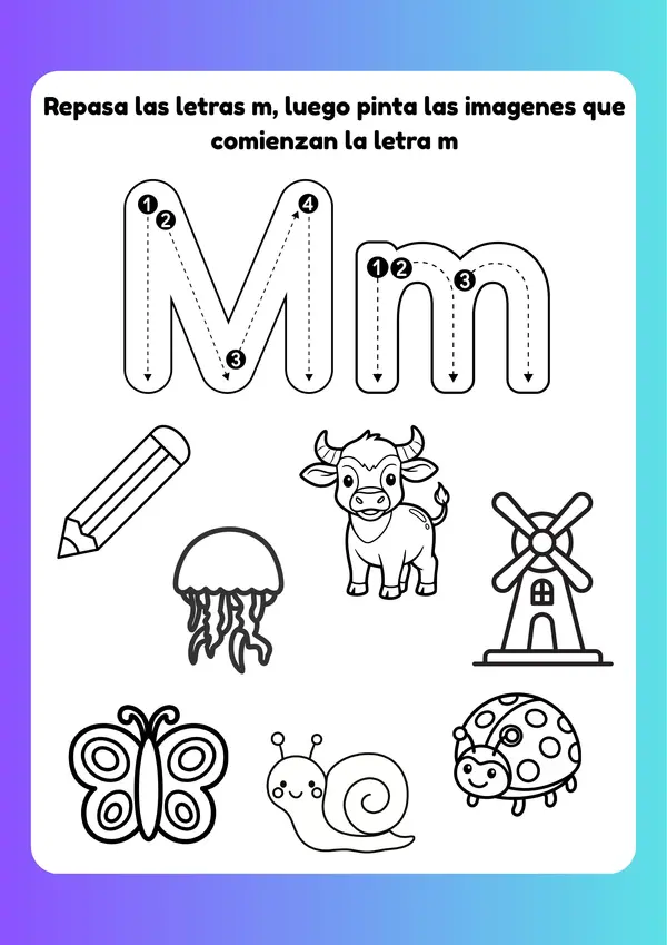 Actividades lectoescritura m-p-l-s-t