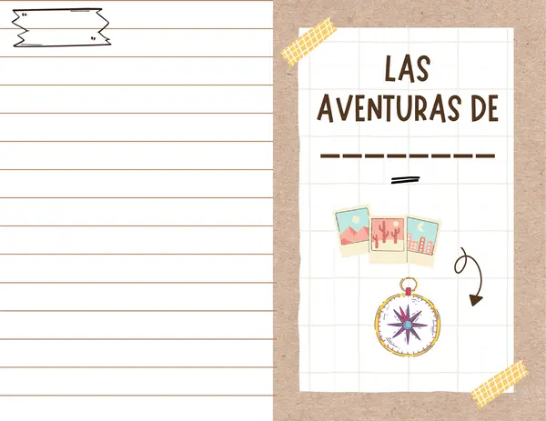 Mini Libro  "Escribiendo mis aventuras"