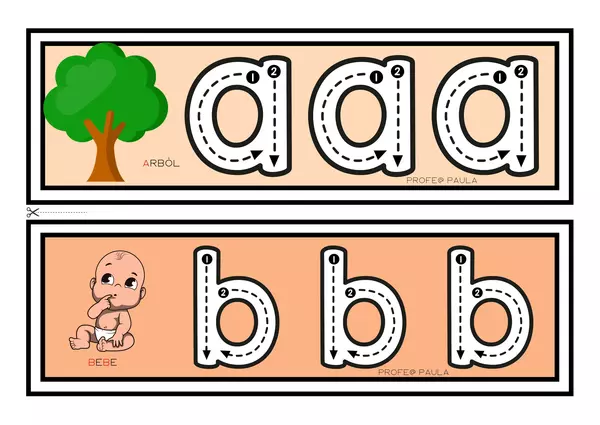 ABC caligráfico 