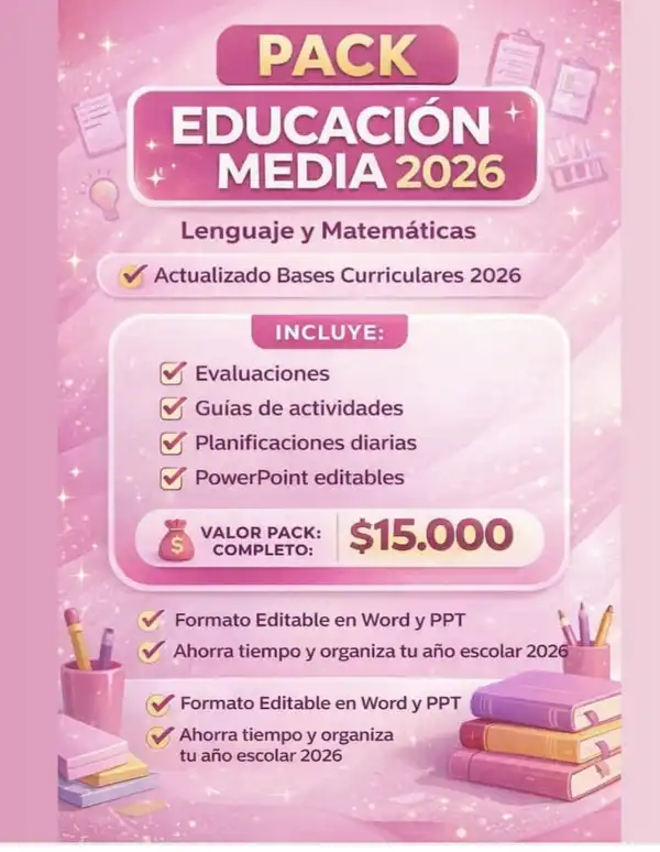  MATERIAL DOCENTE EN PACK 