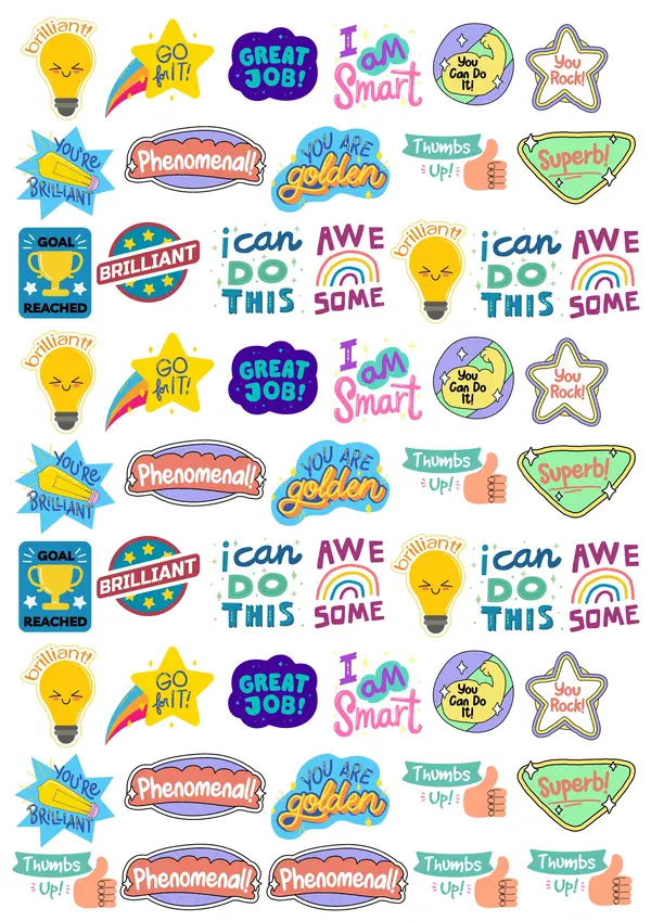 stickers for assessment
