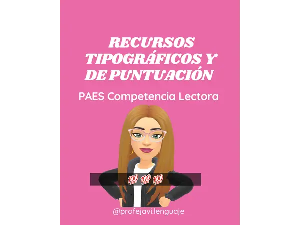 POSTER: RECURSOS TIPOGRÁFICOS Y DE PUNTUACIÓN 