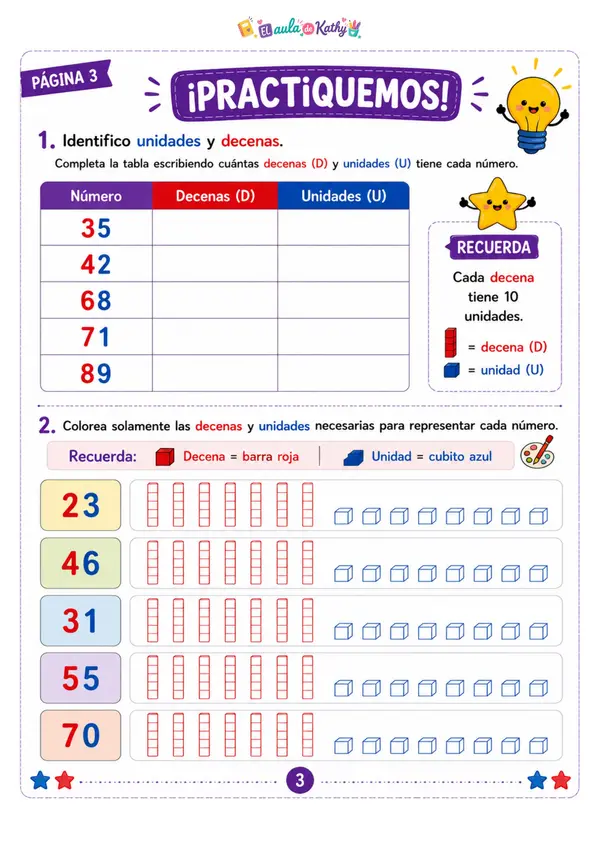 Cuadernillo Matemático: ¡Descubre el Valor Posicional!