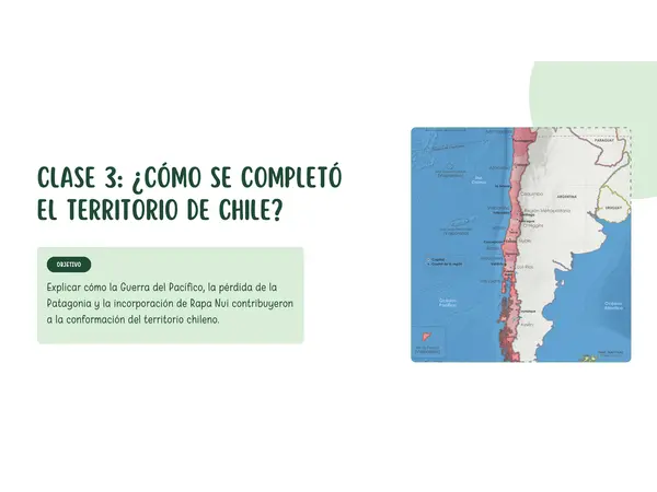 6° Guerra del Pacífico, pérdida de la Patagonia, Incorporación de Rapa Tui