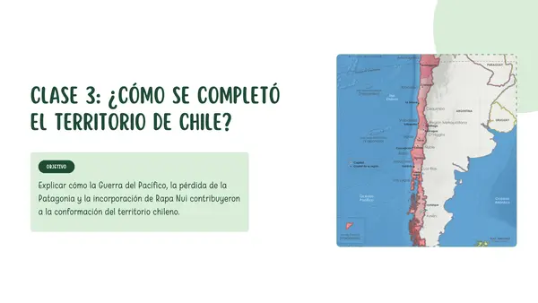 6° Guerra del Pacífico, pérdida de la Patagonia, Incorporación de Rapa Tui
