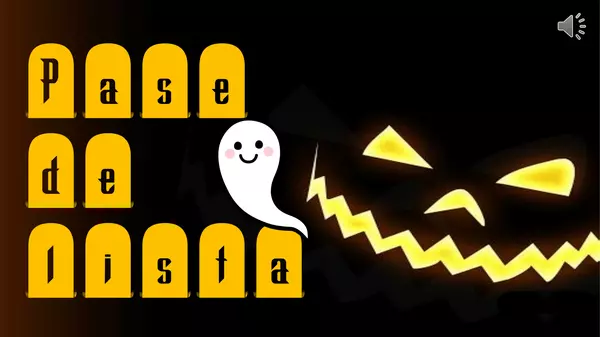 Pase de lista Halloween 