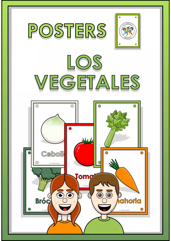 Posters Vegetales Verduras Comida Saludable Afiches