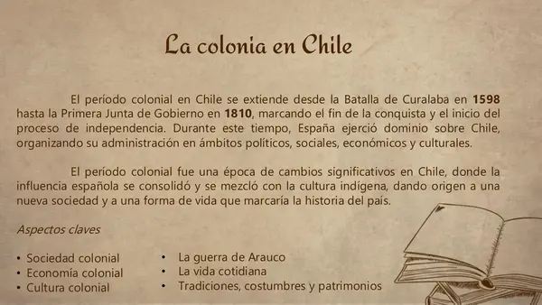 La colonizacion en Chile y America