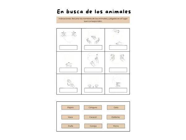 En busca de animales