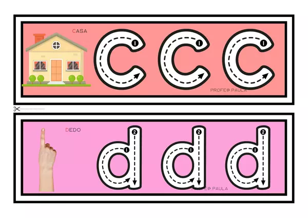 ABC caligráfico 