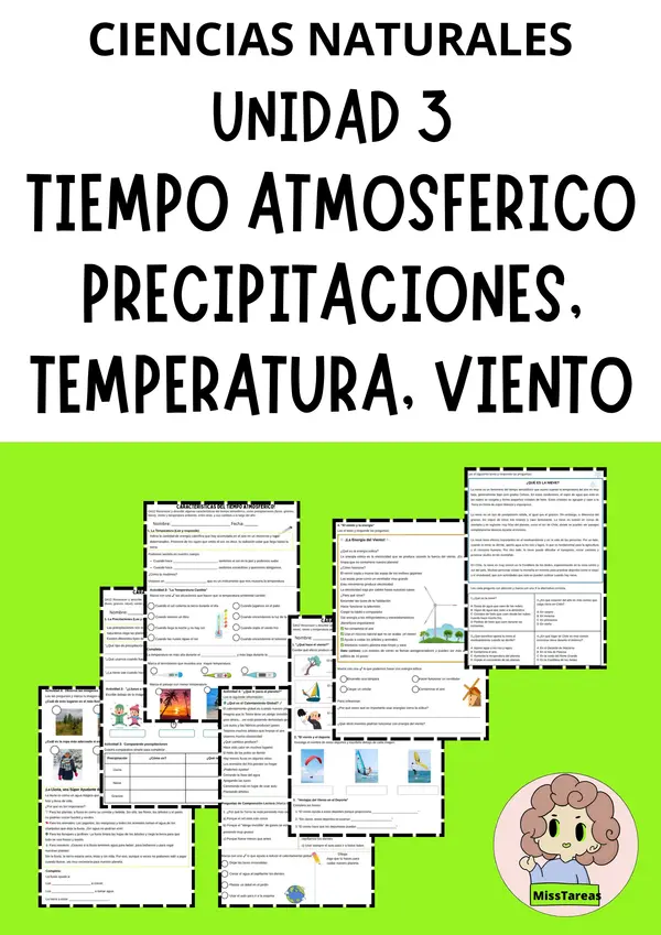 Tiempo Atmosférico 2, Precipitaciones, Viento y Temperatura