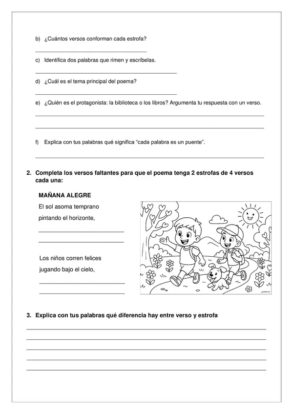 Taller Completo de Primer Periodo grado 4°