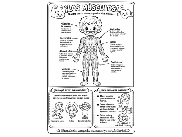 Afiche: Los Músculos