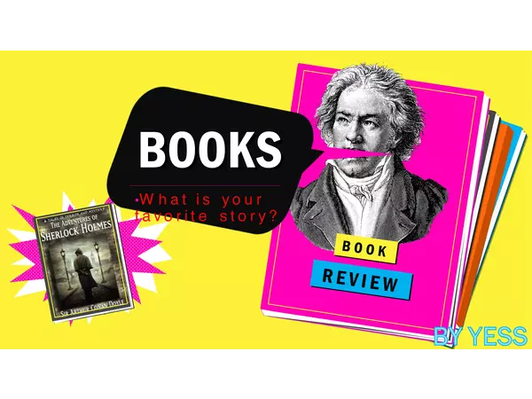 Dynamic ppt to practice speaking or conversation class about books