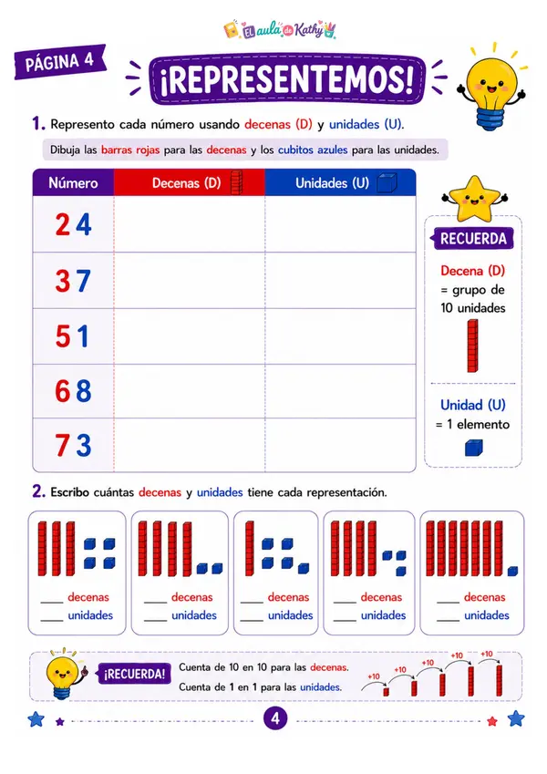 Cuadernillo Matemático: ¡Descubre el Valor Posicional!