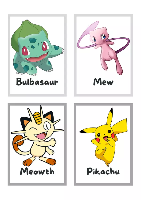 Memorice de Pokémon