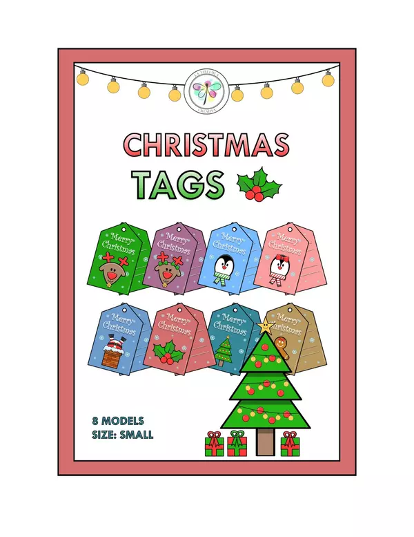 Christmas Tags Cards Gifts Santa Claus Craft Cut 3