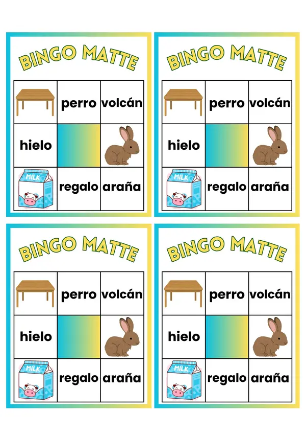 BINGO MATTE