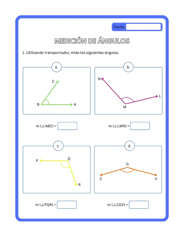 6° básico - Cuadernillo: "Geometría y medición"