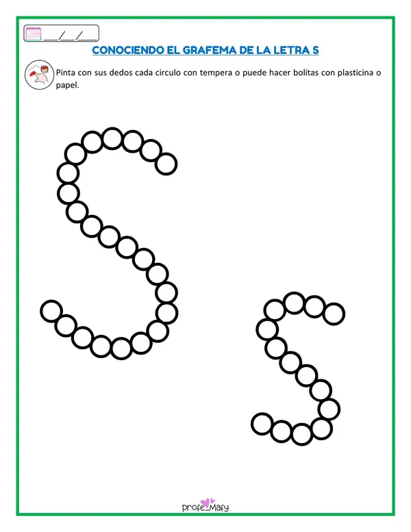 Cuadernillo letra S