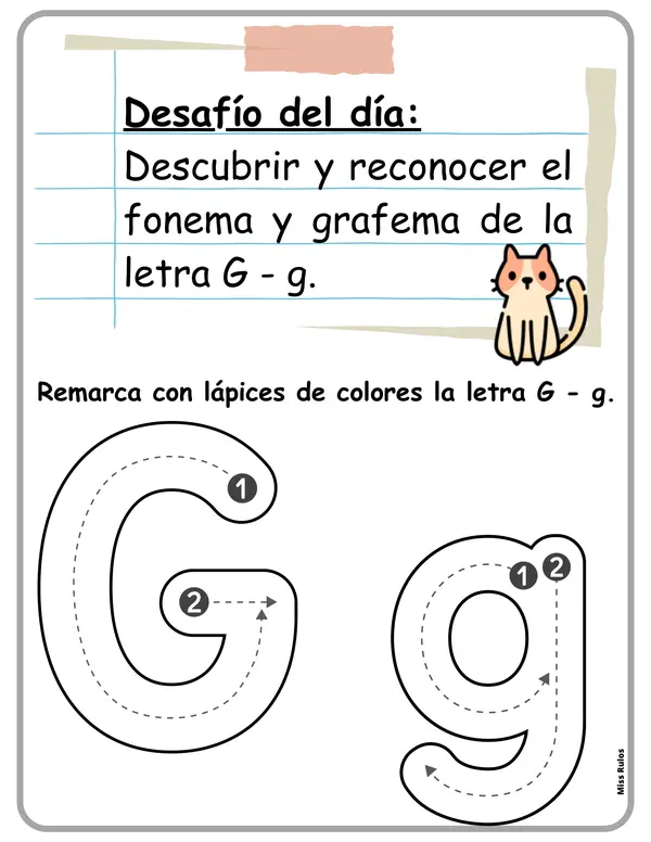 La consonante /G/ en tres clases"