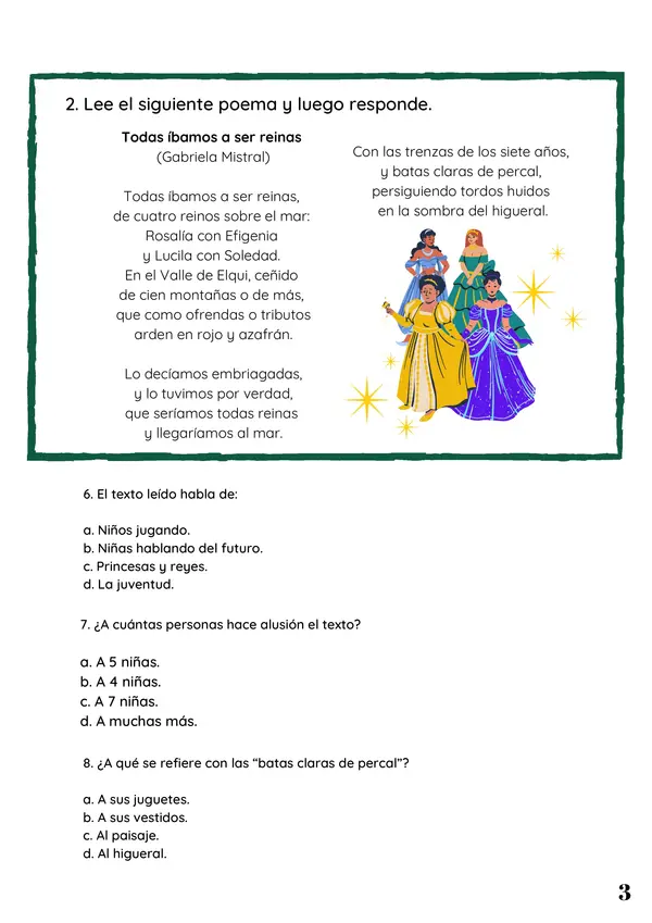 Ensayo SIMCE N°3: ¡De Einstein a Gabriela Mistral!