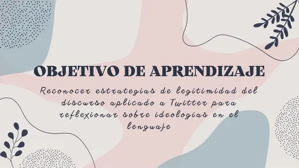 Material Gratuito: Legitimación en el Discurso (Análisis Crítico - 3° Medio)