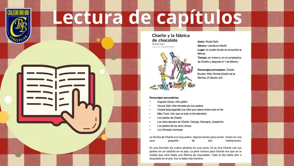 Club de lectura Charlie y la fábrica de chocolate